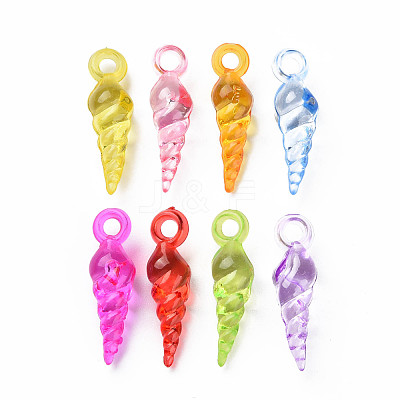 Transparent Acrylic Pendants MACR-N013-046-A01-1