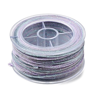 30M Segment Dyed Cotton & Metallic String Threads OCOR-F018-01G-1