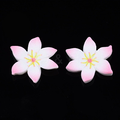 Spray Painted Opaque Resin Cabochons CRES-S302-55-1
