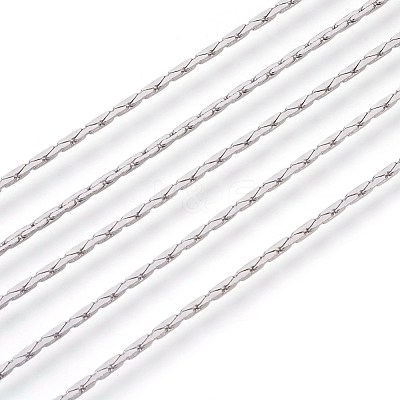 Non-Tarnish 3.28 Feet 304 Stainless Steel Boston Link Chains X-CHS-L017-13B-1