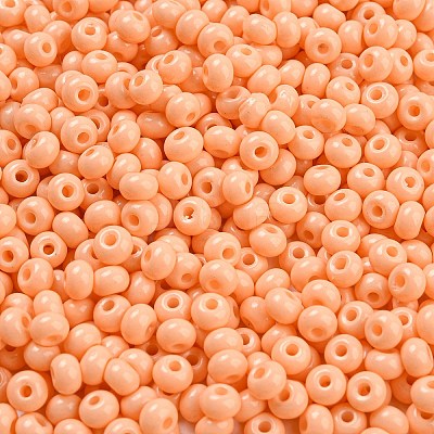 Imitation Jade 3/0 Glass Seed Beads SEED-Z001-A-B11-1