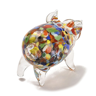 Handmade Lampwork 3D Animal Ornaments LAMP-H064-01C-1