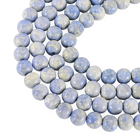 1 Strand Baking Paint Glass Beads Strands DGLA-TADJ0001-01B-1