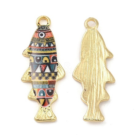 Alloy Enamel Pendants FIND-C037-16G-08-1-1