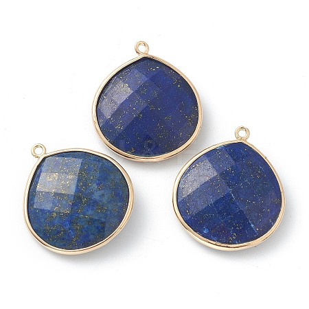 Natural Lapis Lazuli Pendants G-B009-07G-C-1