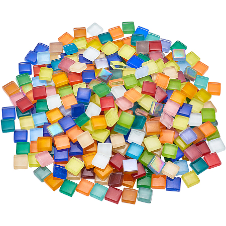 500G Mosaic Tiles Glass Cabochons DIY-SP0001-46-1