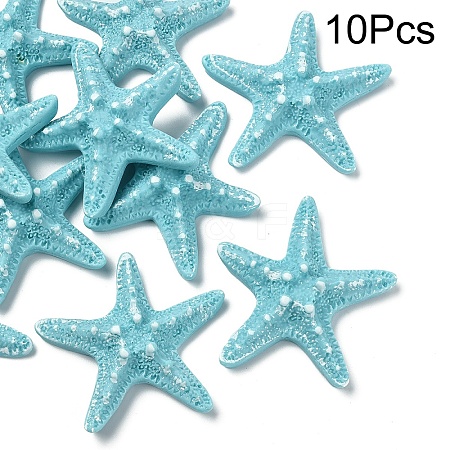 10Pcs Resin Decoden Cabochons CRES-YW0001-42B-1