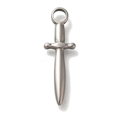 304 Stainless Steel Pendants STAS-H223-17AS-02-1