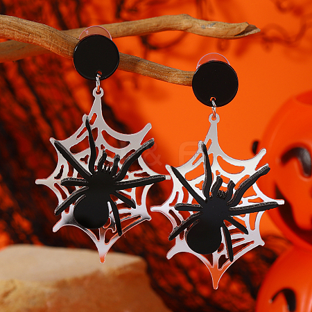 Halloween Creative Funny Acrylic Stud Earrings ZE1428-2-1