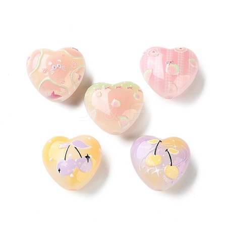 Printed Acrylic Beads AC-CBA6251-06-1