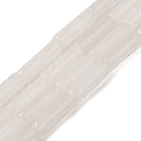 Natural White Jade Beads Strands G-U010-A10-01-1