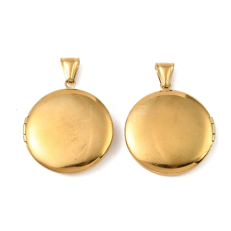 316 Stainless Steel Locket Pendants STAS-K321-11D-G-1