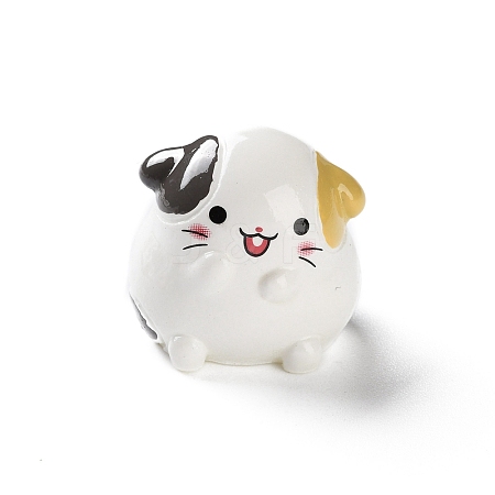 Resin Hamster Display Decoration AJEW-S037-06-05-1