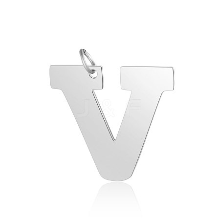 Tarnish Resistant 201 Stainless Steel Pendants STAS-S105-T585S-V-1