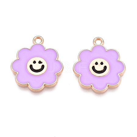 Alloy Enamel Pendants ENAM-T020-55E-1