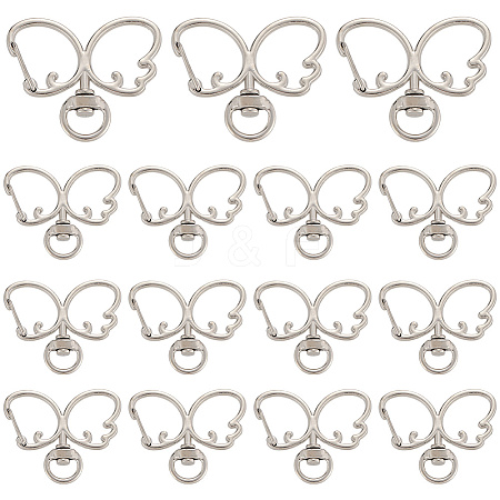 20Pcs Alloy Swivel Clasps FIND-SC0017-28P-1