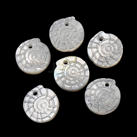 Natural White Shell Pendants SH-CBA2978-24-1