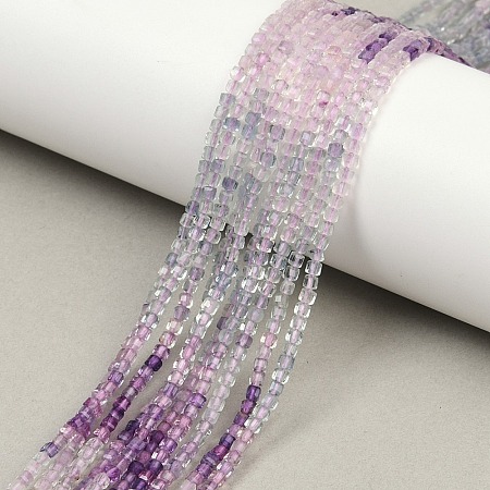 Natural Fluorite Beads Strands G-P457-B01-55-1