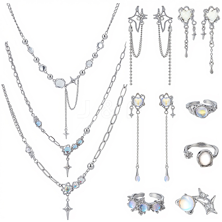 Jewelry Sets SJEW-BM0001-01-1