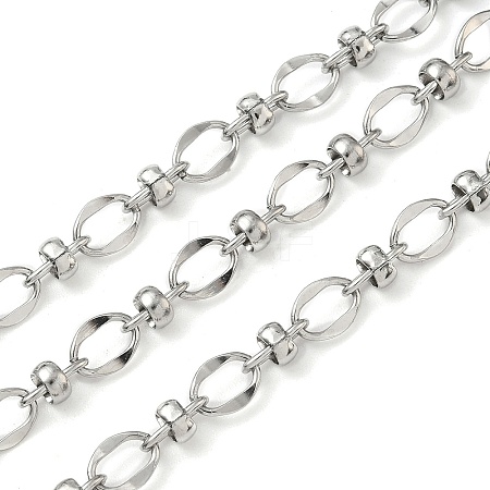304 Stainless Steel Oval Link Chains CHS-C020-03P-1
