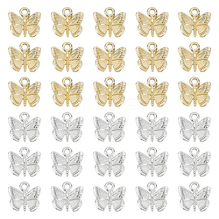 80Pcs 2 Colors Alloy Charms FIND-HY0003-78-1