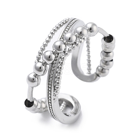 Rotatable Open Cuff Rings for Women LS-RJEW-S402-02P-1