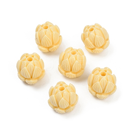 Synthetic Coral Carved Beads CORA-S025-01-1