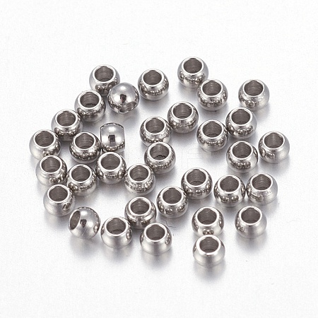 Tarnish Resistant 202 Stainless Steel Beads X-STAS-F170-07P-B-1