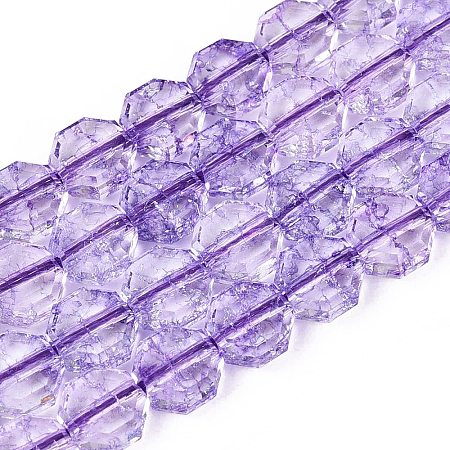 Transparent Crackle Glass Beads Strands LS-GLAA-Q108-03A-06-1
