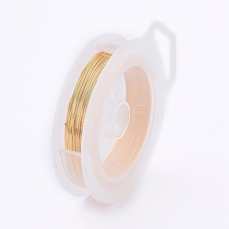 Round Copper Wire for Jewelry Making CWIR-WH0001-0.5mm-07-1-1