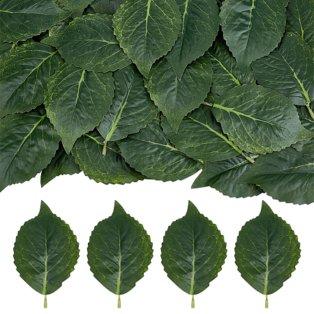 Polyester Artificial Leaf AJEW-WH0752-284A-1