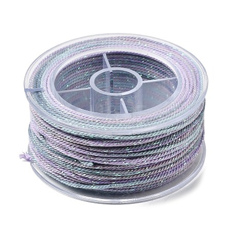 30M Segment Dyed Cotton & Metallic String Threads OCOR-F018-01G-1