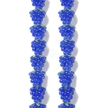 Handmade Lampwork Beads Strands LAMP-Q036-05F-1