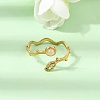 304 Stainless Steel Cuff Open Rings for Women GG-CBA7994-03G-10-1