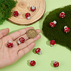 12Pcs Handmade Polymer Clay Rhinestone Beads CLAY-OC0001-06-3