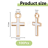 100Pcs Alloy Enamel Pendants ENAM-DC0002-13-2