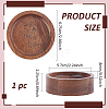 Wood Finger Ring Display Plate RDIS-WH0007-10-2