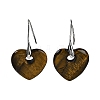 Natural Tiger Eye Dangle Earrings EJEW-C119-03P-07-2