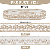 Ethnic Style Embroidery Polyester Ribbons OCOR-WH0060-33D-2