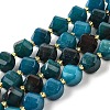 Natural Quartz Dyed Beads Strands G-U023-A02-12-2