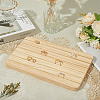 Rectangle Wood Earring Display Card Stands ODIS-WH20008-07A-3