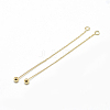 Brass Cable Chain Big Pendants LS-KK-T032-155G-1