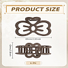 1Pc Plastic Claw Hair Clips PHAR-LP0002-27F-2