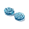 Plating Transparent Acrylic Beads OACR-G016-09O-3