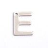 Tarnish Resistant 304 Stainless Steel Letter Charms LS-X-STAS-O072-E-1