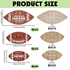 12Pcs 3 Styles Sports Theme Resin Rhinestone Iron on/Sew on Cloth Patches DIY-OC0015-19-2
