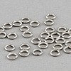 Tarnish Resistant 304 Stainless Steel Open Jump Rings X-STAS-Q186-02-6x0.8mm-1