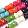 Dyed Synthetic Turquoise Beads Strands G-B147-A01-1
