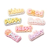 Opaque Resin Cabochons FIND-E058-08-1