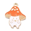 Autumn Theme Alloy Enamel Pendants ENAM-E361-03LG-2